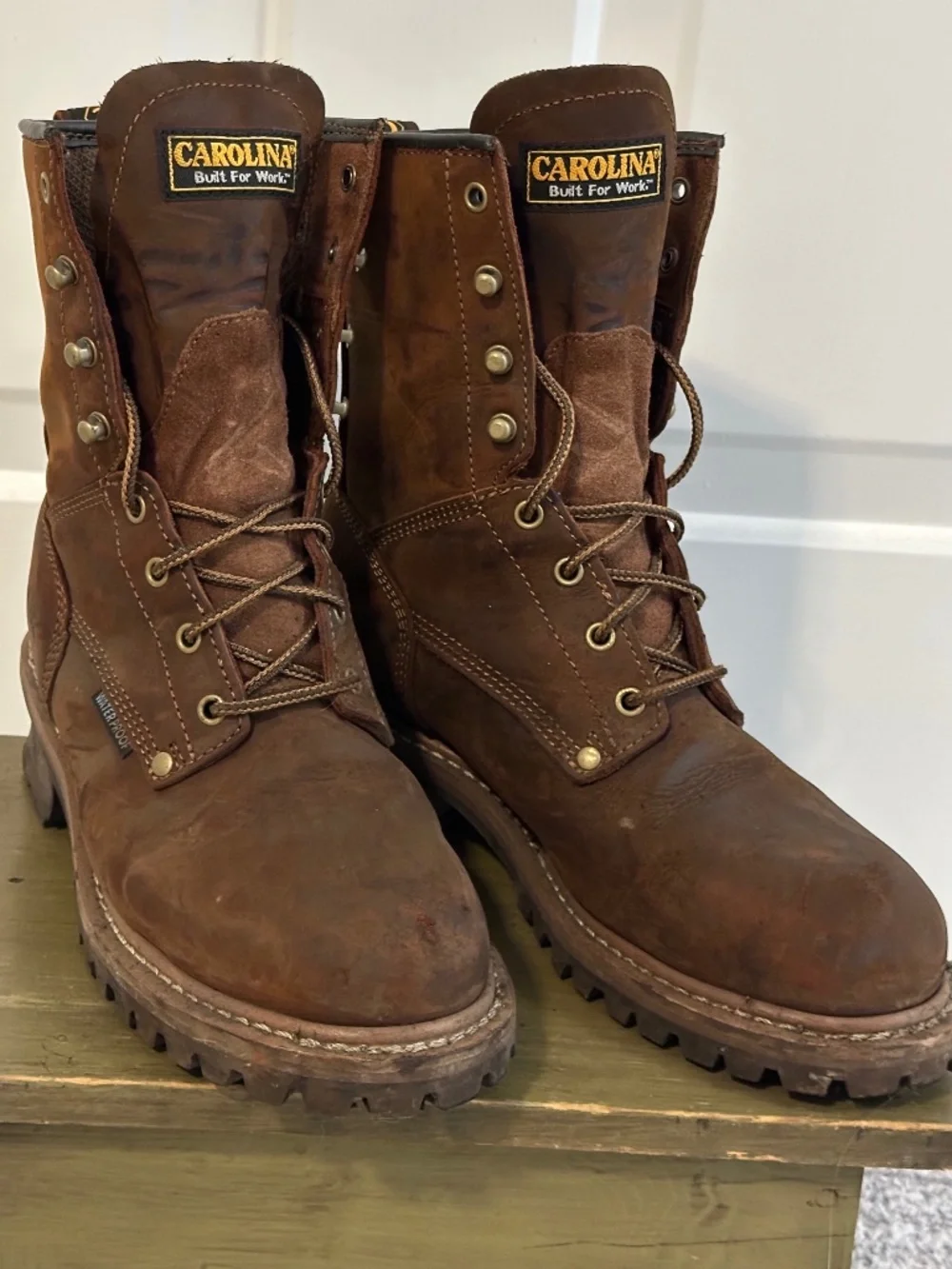 Carolina Steel Toe Leather Boots Mens 9.5